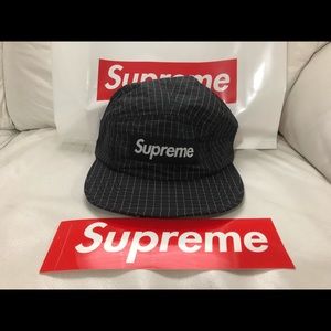 supreme contrast ripstop camp cap
